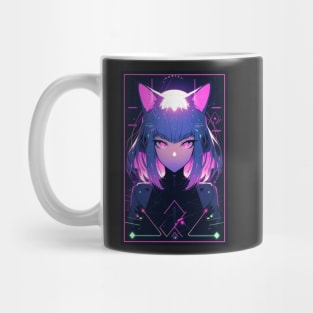 Anime Cat Girl | Quality Anime Design | Chibi Cat Girl Miaw | Manga Anime Art Mug